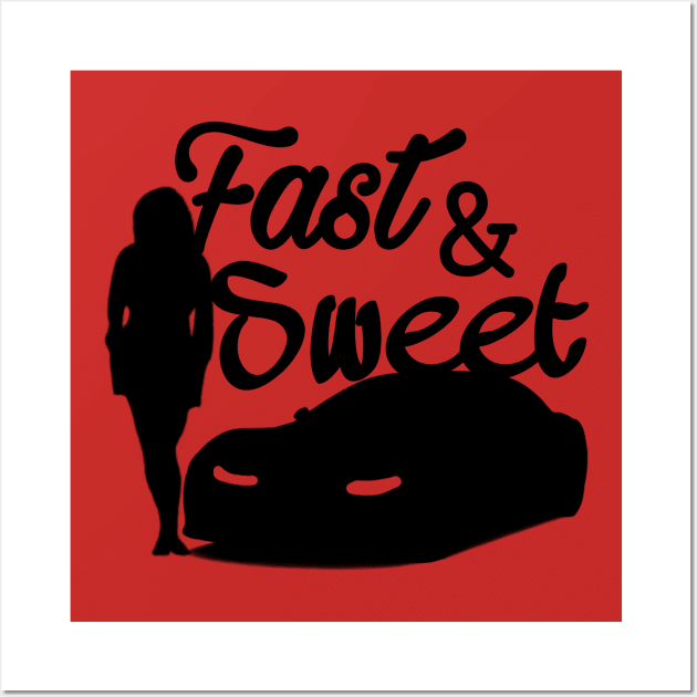 Car Lover Girls Desing Wall Art by SGcreative